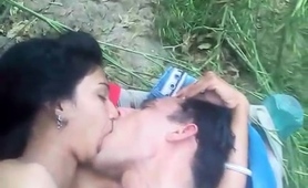 Luscious Indian Teen Enjoys Outdoor Sex With Her Boyfriend