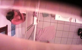 Sexy Babe Takes A Shower And Exposes Herself On Hidden Cam