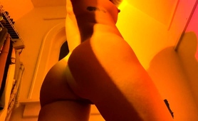 Seductive Amateur Teen Showing Off Marvelous Ass On Webcam